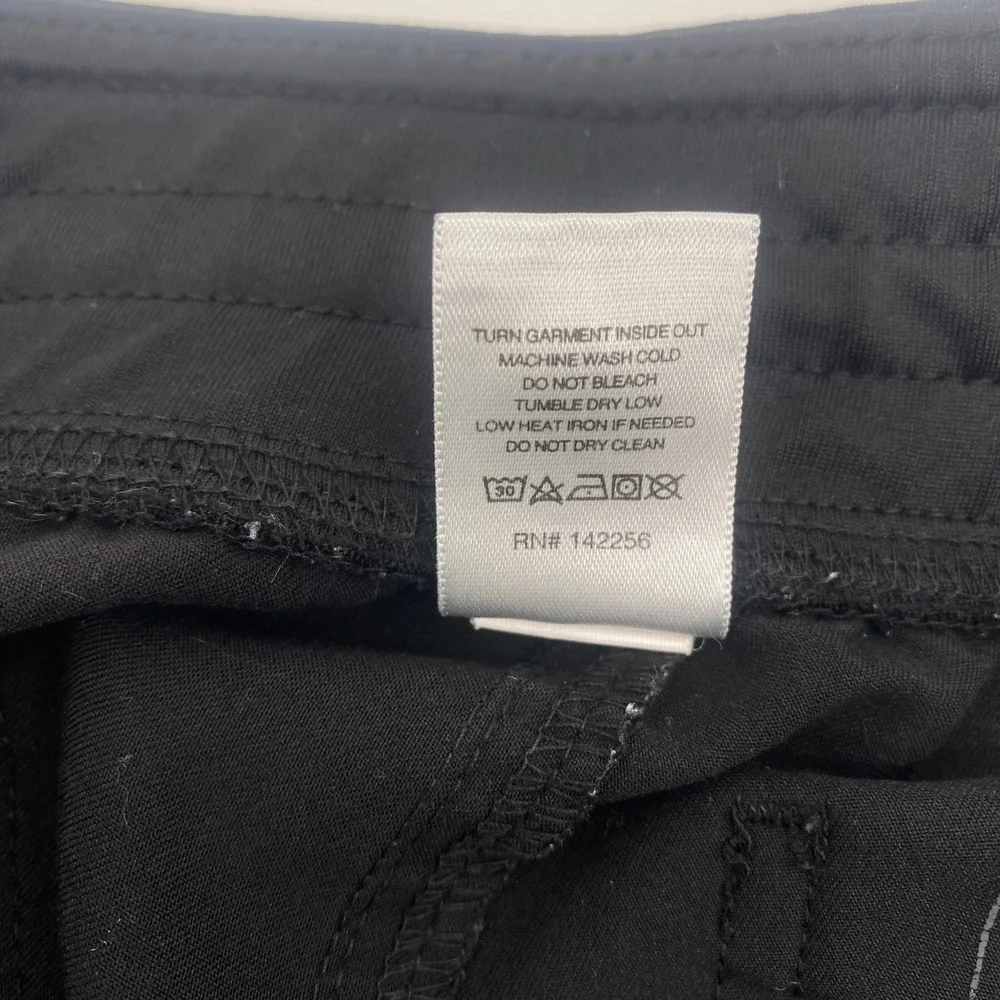 FIGS Scrub Pants Mens S/P Black Technical Collection Drawstring Straight